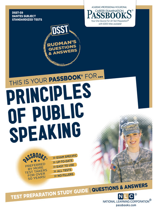 Title details for Principles of Public Speaking by National Learning Corporation - Available